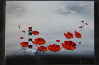 Coquelicots en cascade