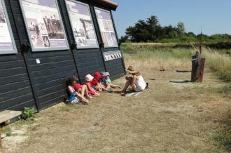 Atelier 4-6 ans à dos d'âne au Port des Salines