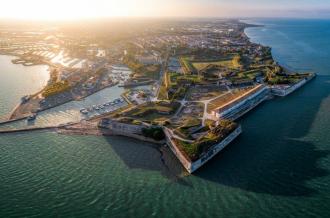 Vue aérienne de la Citadelle du Château d'Oléron