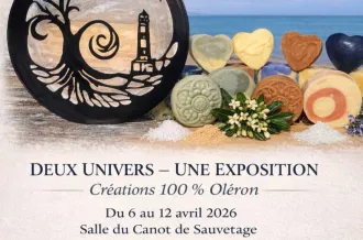 Exposition : Cécile et ses vinyles / Muriel et ses savons_Saint-Denis-d'Oléron