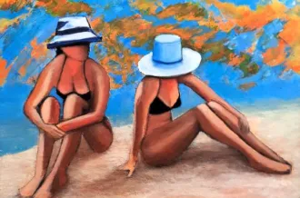 Exposition de peintures Christian Lambinet et Margaret Massé_Saint-Trojan-les-Bains