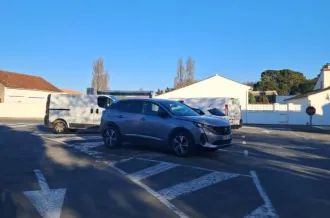 Parking Les Allards -entrée nord_Dolus-d'Oléron