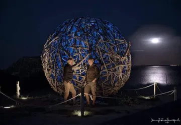 "Sphère Maritime" : Philippe Ardy (création) & Jean Marc Blanchard (Maîtrise d'oeuvre)