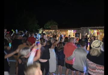 Ambiance soirée camping