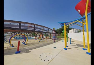 ile d'Oleron Camping La Brande splashpad exterieur