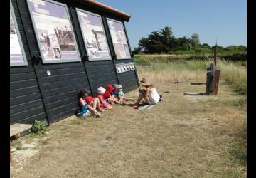 Atelier 4-6 ans à dos d'âne au Port des Salines