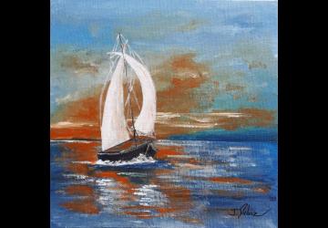 Voile au Couchant