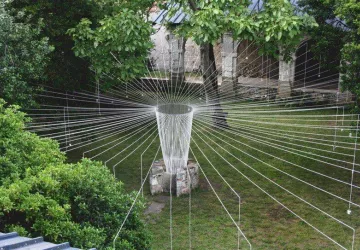 Installation artistique de Marie-Hélène Richard_Le Grand-Village-Plage