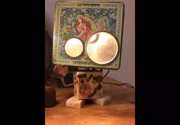 Exposition d'objets de déco en bois et métal - Alexandre LONLAS-ROBERT
