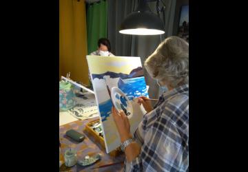 Stage d'aquarelle "Euphorbe & chenille"_Saint-Pierre-d'Oléron