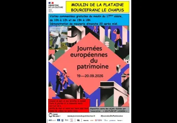 Journées européennes du patrimoine - Moulin de la Plataine_Bourcefranc-le-Chapus