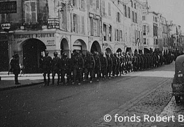 44ème division d'infanterie autrichienne, rue Chaudier, 1940, La Rochelle