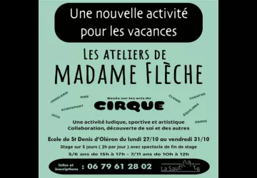 Les Ateliers de Madame Flèche (association La Sautillante)