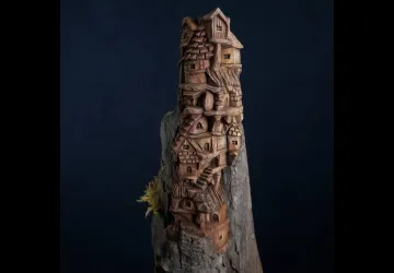 Exposition de sculptures bois - Mathieu Dupuy