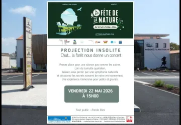 Insolite projection à la Micro-Folie. Chut... la forêt nous donne un concert_Saint-Georges-d'Oléron