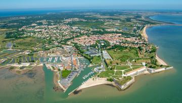 Vue aérienne du Château d'Oléron